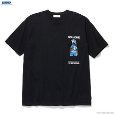 RADIALL LADY COP - CREW NECK POCKET T-SHIRT S/S (BLACK)画像