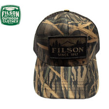 FILSON #78584 LOGGER MESH CAP CAMO shadow grass画像