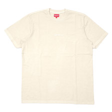 Supreme 19SS Overdyed Tee NATURAL画像
