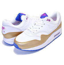 NIKE AIR MAX 1(GS) white/white-metallic gold 807605-103画像