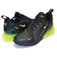NIKE AIR MAX 270(GS) black/volt-black-oil grey 943345-011画像