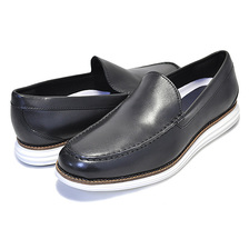 COLE HAAN ORIGINAL GRAND VENETIAN LOAFER black lt/opt white C29696画像