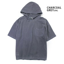 gym master ピグメント リップル ビッグ パーカー G233643画像