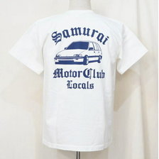 SAMURAI JEANS SMT19-101 サムライ自動車倶楽部半袖Tシャツ画像