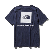 THE NORTH FACE S/S SQUARE LOGO TEE URBAN NAVY NT31957-UN画像