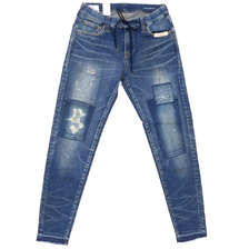 RHC Ron Herman &times; SURT &times; BIG JOHN Jog Slim Tapered Repair Jeans INDIGO画像
