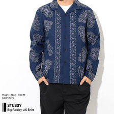 STUSSY Big Paisley L/S Shirt 1110035画像