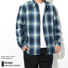 STUSSY Alton Plaid L/S Shirt 1110022画像