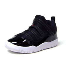 NIKE JORDAN 11 RETRO LITTLE FLEX PS BLK/RED/WHT BQ7101-002画像