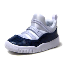 NIKE ORDAN 11 RETRO LITTLE FLEX TD WHT/NVY/BLK BQ7102-102画像