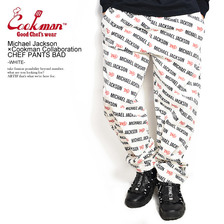 Michael Jackson &times; Cookman Collaboration CHEF PANTS BAD -WHITE- 721-83801画像
