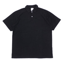 RHC Ron Herman Pile S/S Polo Shirt BLACK画像