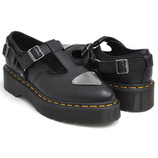 Dr.Martens CAIDOS T-BAR MARY JANE BLACK AUNT SALLY 24605001画像