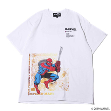 MARVEL x ATMOS LAB TEE SPIDER-MAN WHITE AL19S-PT02-WHT画像