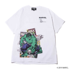 MARVEL x ATMOS LAB TEE HULK WHITE AL19S-PT05-WHT画像