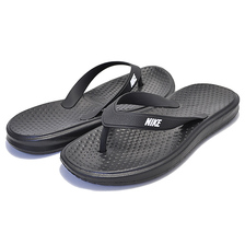 NIKE SOLAY THONG(GS/PS)black/white 882827-001画像
