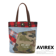 AVIREX DENIM REMAKE PATCH BAG 6199075画像