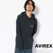 AVIREX HONEY COMB WAFFLE HOODED T-SHIRT 6193556画像