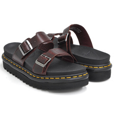 Dr.Martens MYLES SLIDE SANDAL CHARRO BRANDO 23523211画像