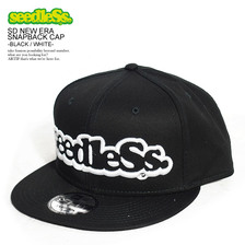 seedleSs. SD NEW ERA SNAPBACK CAP -BLACK/WHITE- SDREG-HT01BW画像