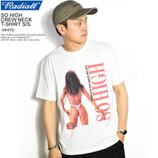RADIALL SO HIGH CREW NECK T-SHIRT S/S -WHITE-画像