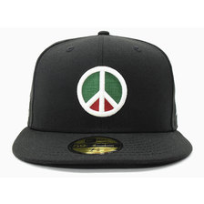STUSSY × NEW ERA Peace Sign Fitted Ballcap 131877画像