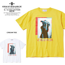 GRAVYSOURCE CREAM TEE GS19-NTE06画像