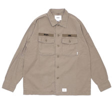 WTAPS 19SS BUDS LS 01 SHIRT SAND 191BRDT-SHM02画像