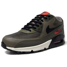 NIKE AIR MAX 90 ESSENTIAL OLV/BLK/ORG AJ1285-205画像