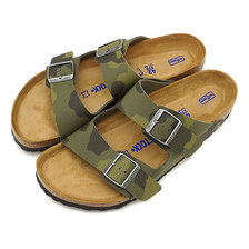 BIRKENSTOCK Arizona SFB Desert Soil Camou Green GC1013014画像