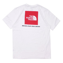 THE NORTH FACE RED BOX HEAVYWEIGHT TEE WHITE RED画像
