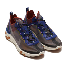 NIKE REACT ELEMENT 87 DSTY PCH/ATMSPHR GRY-DP RYL BL AQ1090-200画像