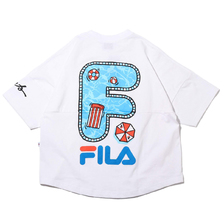 FILA &times; SHETA Logo T Shirt WHITE FM9601-01画像