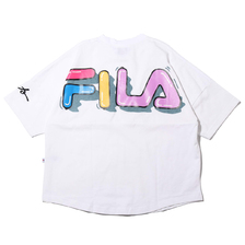 FILA &times; SHETA Logo T Shirt WHITE FM9600-01画像