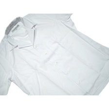 INDIVIDUALIZED SHIRTS SHORT SLEEVE ATHLETIC FIT 80's POPLIN CAMP COLLAR SHIRTS white画像