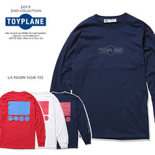 TOYPLANE L/S NEON SIGN TEE TP19-NTE10画像