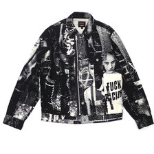 Supreme x Jean Paul Gaultier Fuck Racism Trucker Jacket WHITE画像