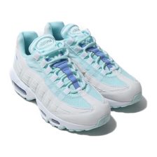 NIKE WMNS AIR MAX 95 TL TNT/RYL PLS-WHT-SMMT WHT 307960-306画像