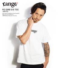 range rg EMB S/S tee -WHITE- RGREG-SS12画像