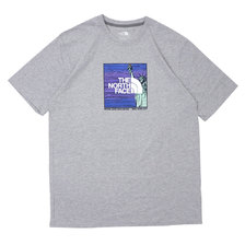 THE NORTH FACE NYC WOODCUT TEE GREY画像