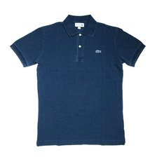 LACOSTE PH371FL INDIGO PIQUE S/S POLO light indigo画像
