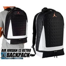NIKE JORDAN RETRO 13 BACKPACK black/white-red 9A1898-210画像