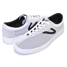TRETORN MT NYLITE KNIT-B KNIT FABRIC WHITE+BLACK BASE/WHITE/BLACK S771007018画像
