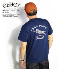 CLUCT BRIGHT S/S TEE -M.BLUE- 03040N画像