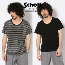 Schott × Miller PANEL RIB UNECK T-SHIRT 3193107画像