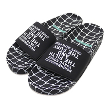 NEIGHBORHOOD x HAYN 19SS NHHY.SLIDE/R-SANDAL BLACK 191FLHAN-FW01画像
