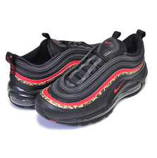 NIKE WMNS AIR MAX 97 ANIMAL PRINT black/university red-print BV6113-001画像