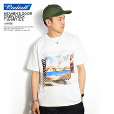 RADIALL HEAVEN'S DOOR CREW NECK T-SHIRT S/S -WHITE-画像
