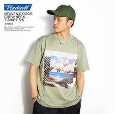 RADIALL HEAVEN'S DOOR CREW NECK T-SHIRT S/S -KHAKI-画像