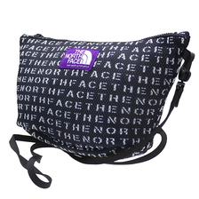 THE NORTH FACE PURPLE LABEL 19SS Logo Print Mesh Pouch M BLACK NN7923N画像